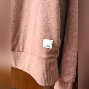 Vuori Long Sleeve Halo Crew DreamKnit Bronze/Rose/Copper Heather size Small